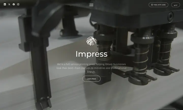 Falcon Printers — homepage