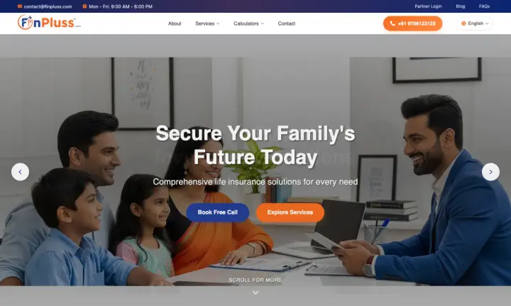 FinPluss — homepage